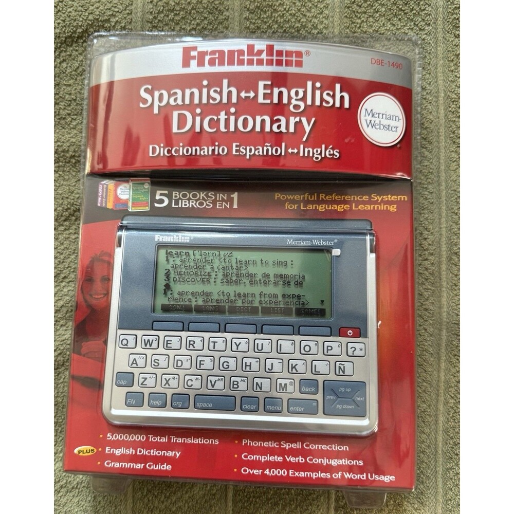 Franklin DBE-1490 Spanish-English Dictionary by Merriam Webster